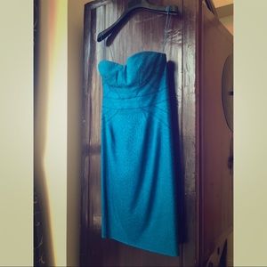 Zac Posen Blue Strapless dress - size 8